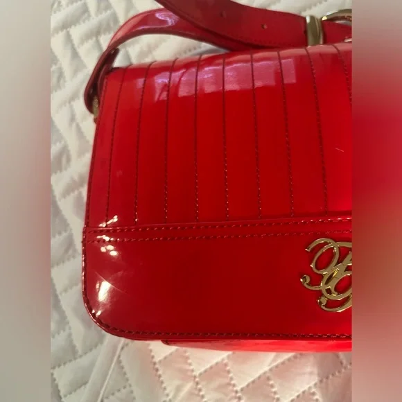 Ted Baker Red Patent Bag - Picture 2 of 14